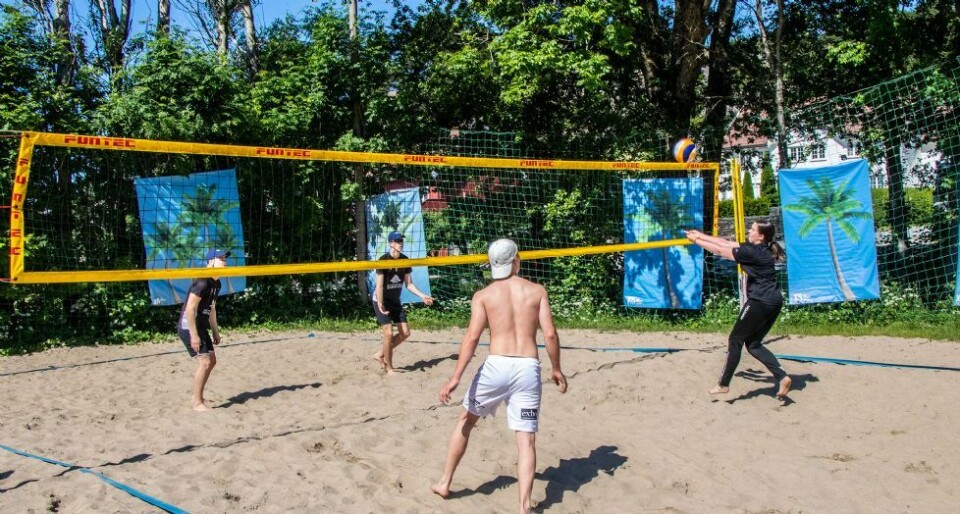 - Nå er det sommer i sanda