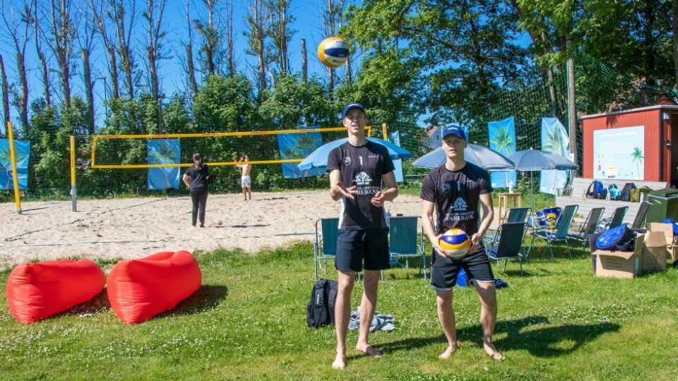 - Nå er det sommer i sanda