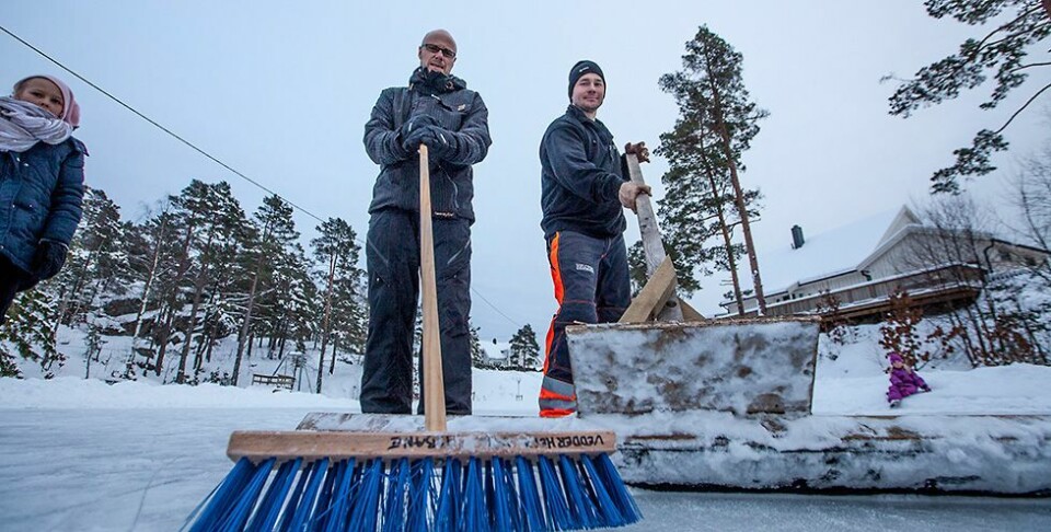 Flotte skøyteforhold på Vedderheia