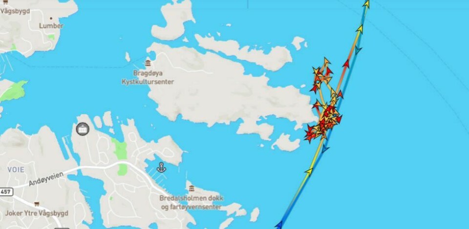 «Dumpet» 96 spøkelsesredskaper i gjestehavna i Kristiansand. Har passert 5.000 redskaper