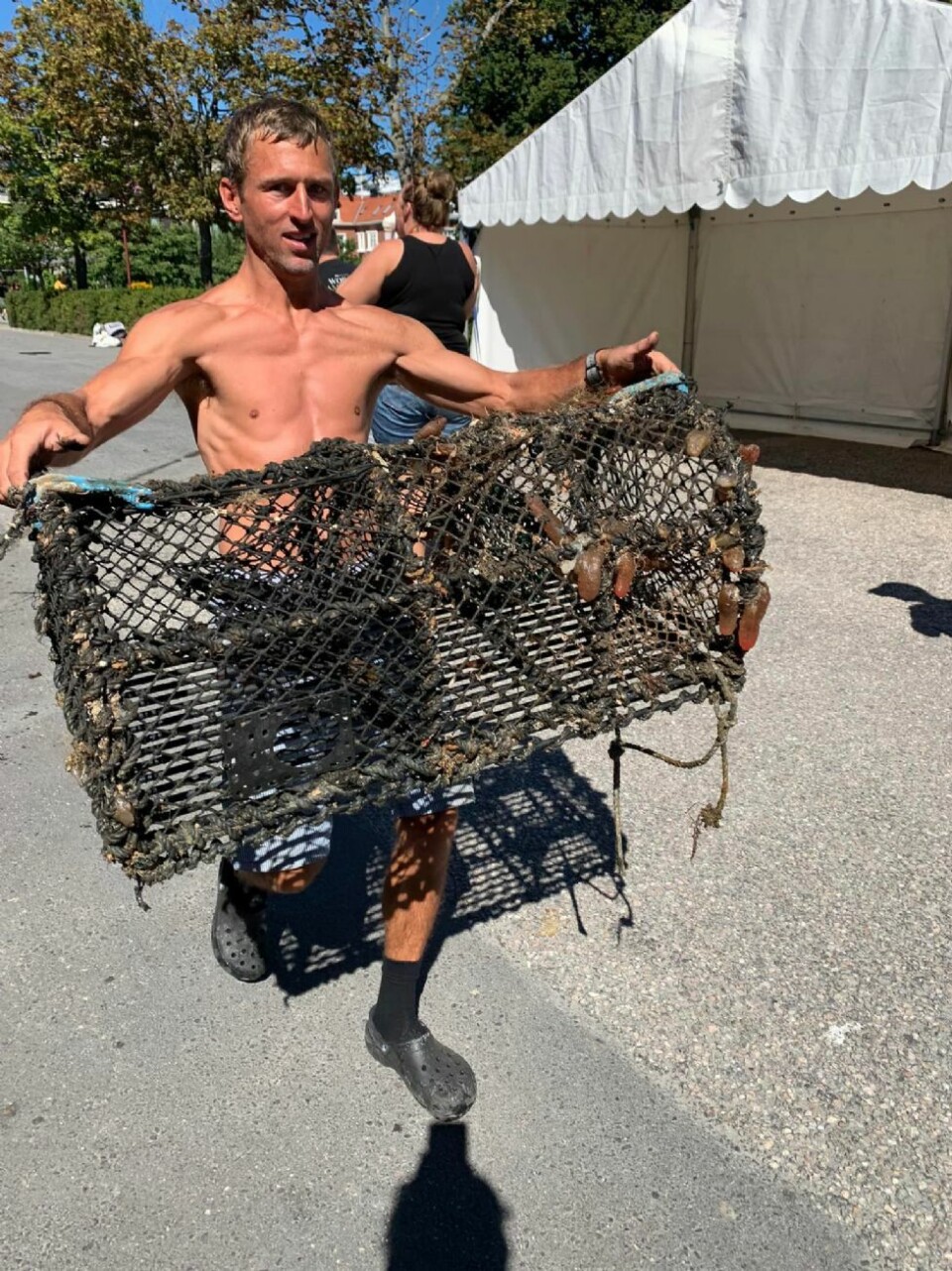 «Dumpet» 96 spøkelsesredskaper i gjestehavna i Kristiansand. Har passert 5.000 redskaper