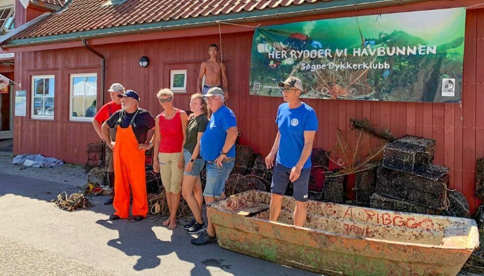 «Dumpet» 96 spøkelsesredskaper i gjestehavna i Kristiansand. Har passert 5.000 redskaper