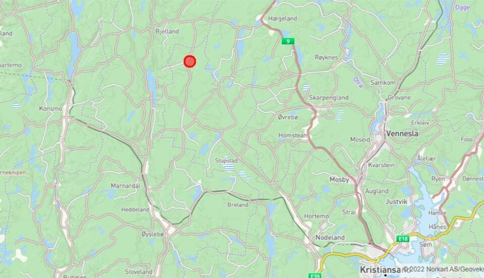 Trafikkulykke i Finsland, to motorsykler og én bil involvert