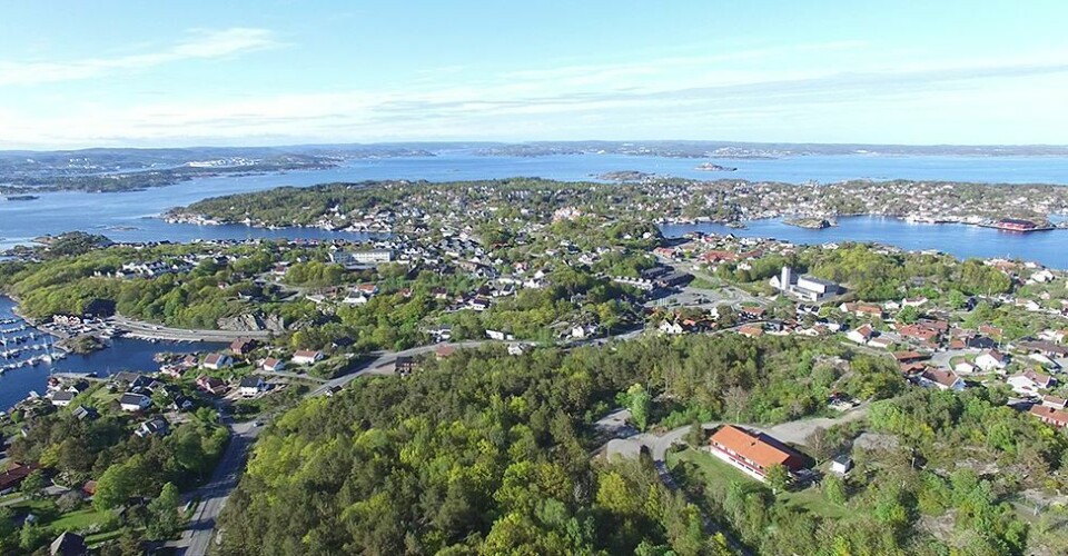 Østerøya på Flekkerøy. Østerøya på Flekkerøy.