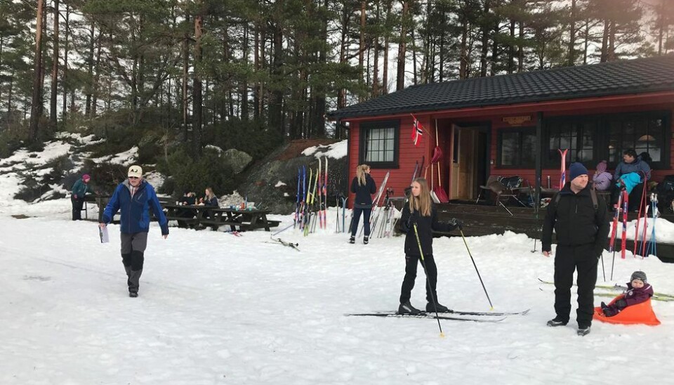 Har du ikke tenkt deg på fjellet i påsken, kan du likevel prøve skiene en kort biltur fra Søgne sentrum.