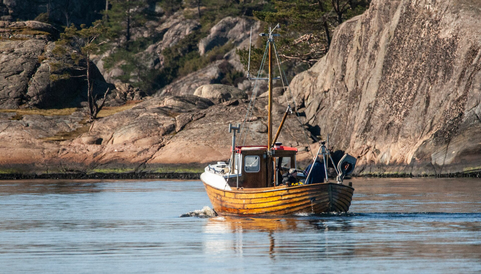 Strålende vær onsdag, og da var det på tide å ta en tur på sjøen.