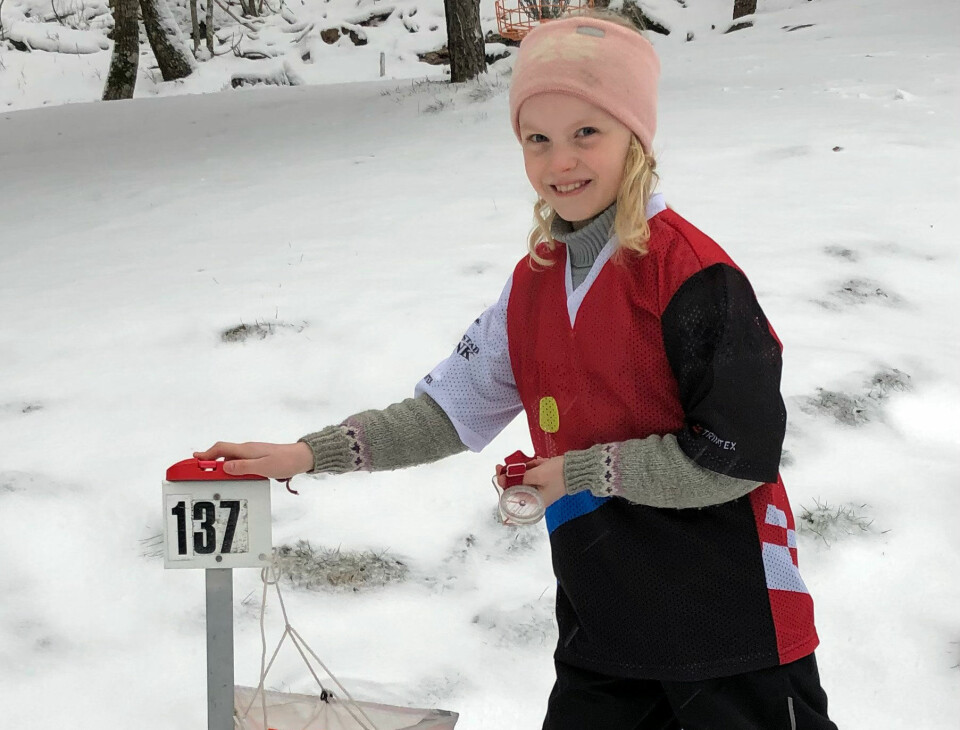 Malin Wiig er klar for å lære mere om orientering.