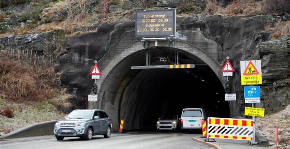Helgeåpninger i Flekkerøytunnelen