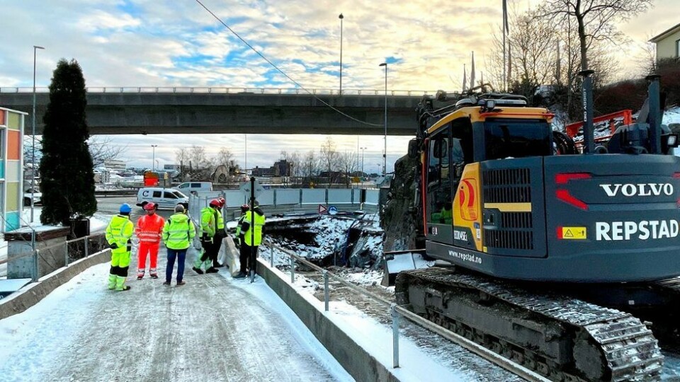 Bygger midlertidig veg for Statnett