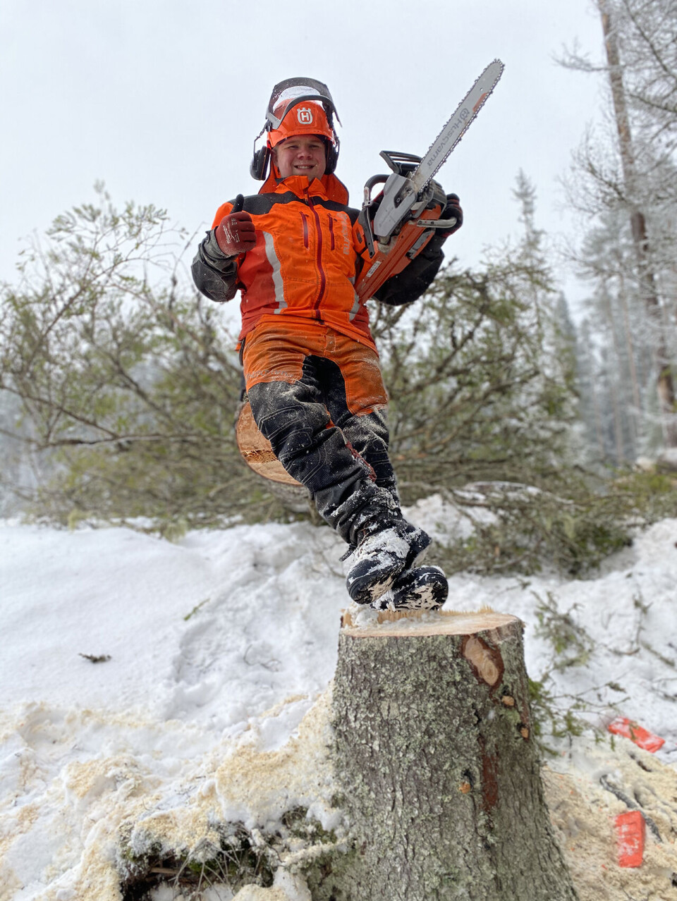 Tobias Holberg fra Søgne er en av de syv elevene som utgjør bedriften Skau og Sjau UB. Tobias Holberg fra Søgne er en av de syv elevene som utgjør bedriften Skau og Sjau UB.