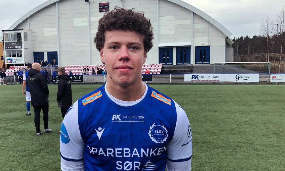 Markus Rokseth scoret Fløys mål i 2-1-tapet mot Træff på Flekkerøy søndag.