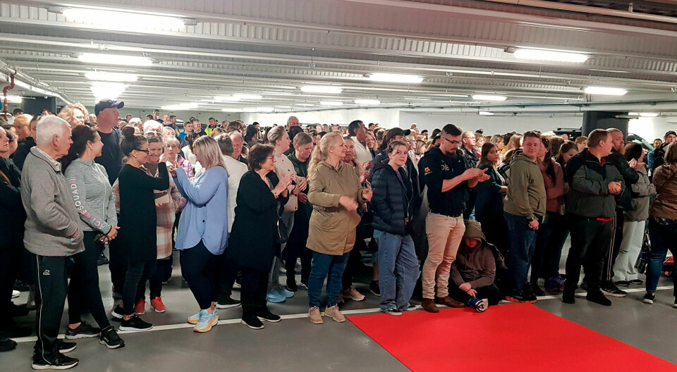Over 500 møtte opp til åpningen av Søgnes første kjøpesenter.