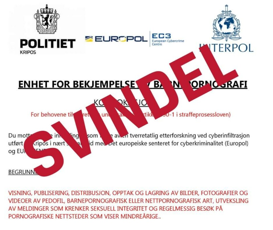 – Dette er svindel