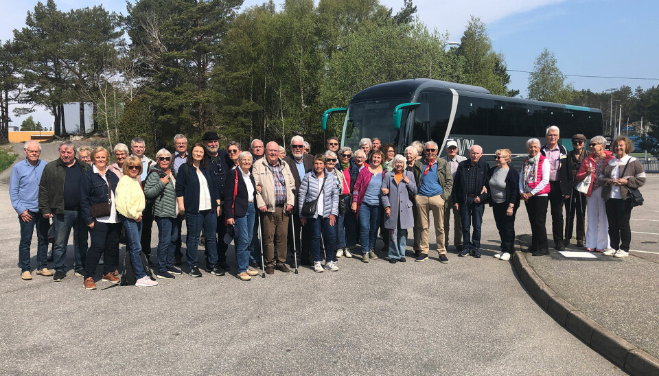 Søndag kom denne blide gjengen fra Randesund på besøk til Flekkerøy. Søndag kom denne blide gjengen fra Randesund på besøk til Flekkerøy.