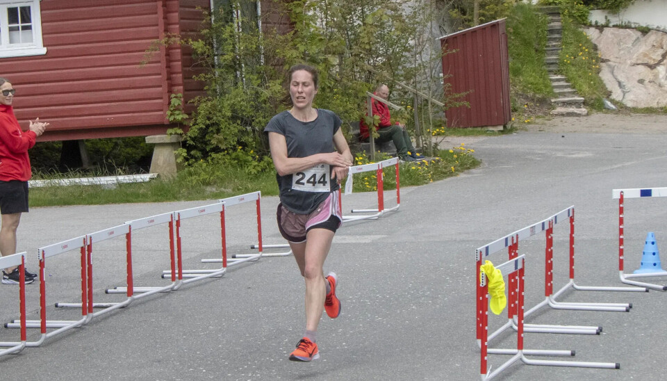 Ingvill Ukkelberg fra Marnardal idrettslag tok sin andre seier i Tjomsevannet rundt på Kristi himmelfartsdag. Ingvill Ukkelberg fra Marnardal idrettslag tok sin andre seier i Tjomsevannet rundt på Kristi himmelfartsdag.