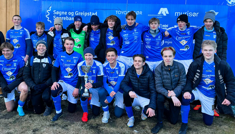 Søgne FKs juniorlag som lørdag spiller om plass i sluttspillet i det uoffisielle Norgesmesterskapet.