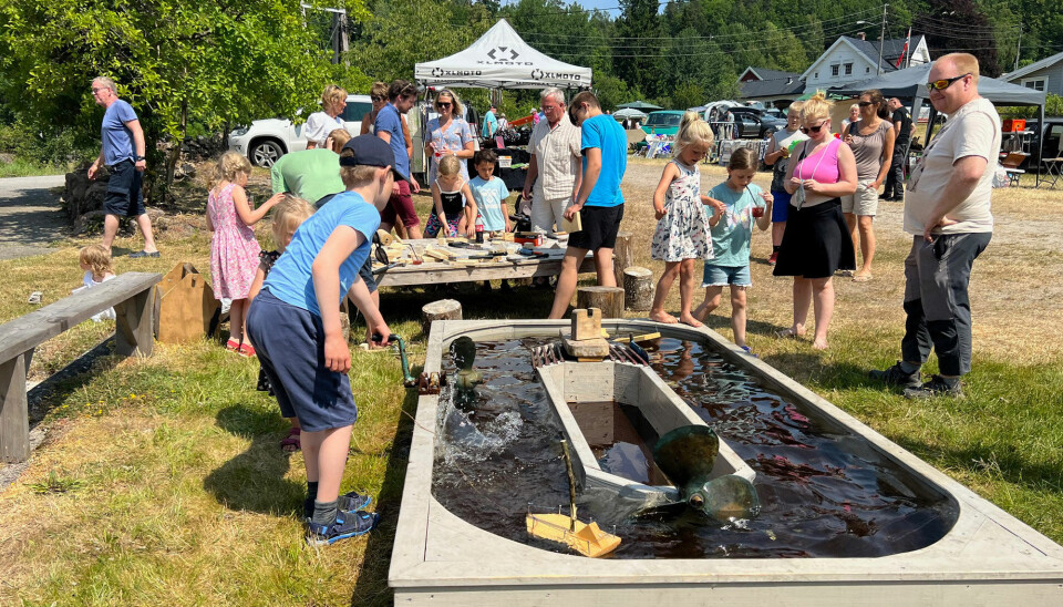 Barnas Båtbyggeri var et populært innslag inder festivalen i helgen. Barnas Båtbyggeri var et populært innslag inder festivalen i helgen.