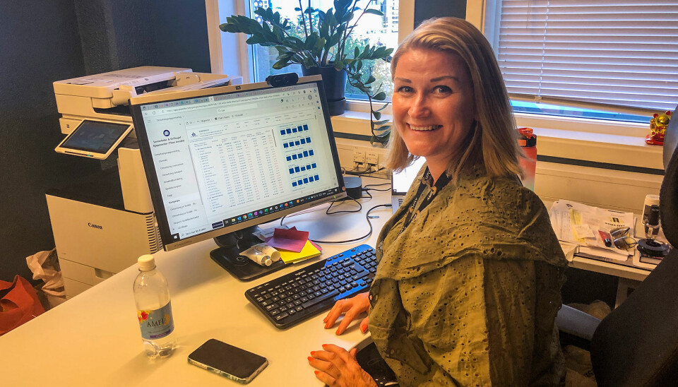 – Det er mange hyggelige tall å lese etter Handelens Dag, sier senterleder Christina Omland.