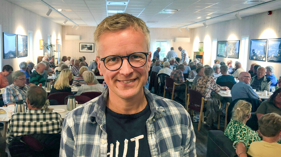 Jørgen Kristiansen er bror til Steinar. På tampen av kvelden fortalte han mange gøyale historier fra sine tyve år i forskjellige posisjoner i lokalpolitikken.