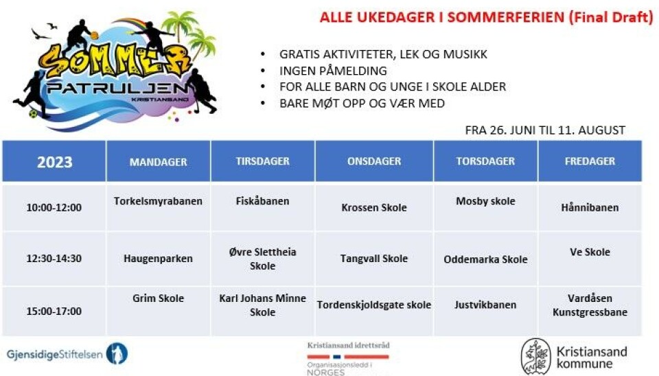 Sommerpatruljen har startet opp