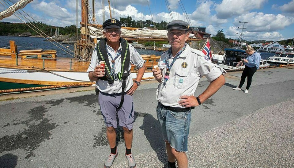 Geir Arnt Harbak (t.v.) og Geir Hamre i en tidligere anledning.