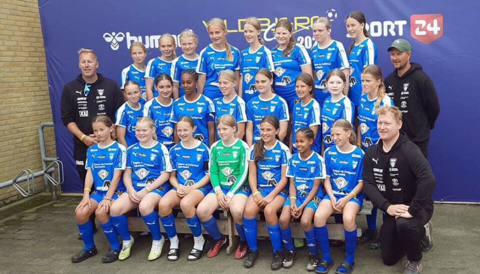 Søgne FKs jenter 1 og 2.