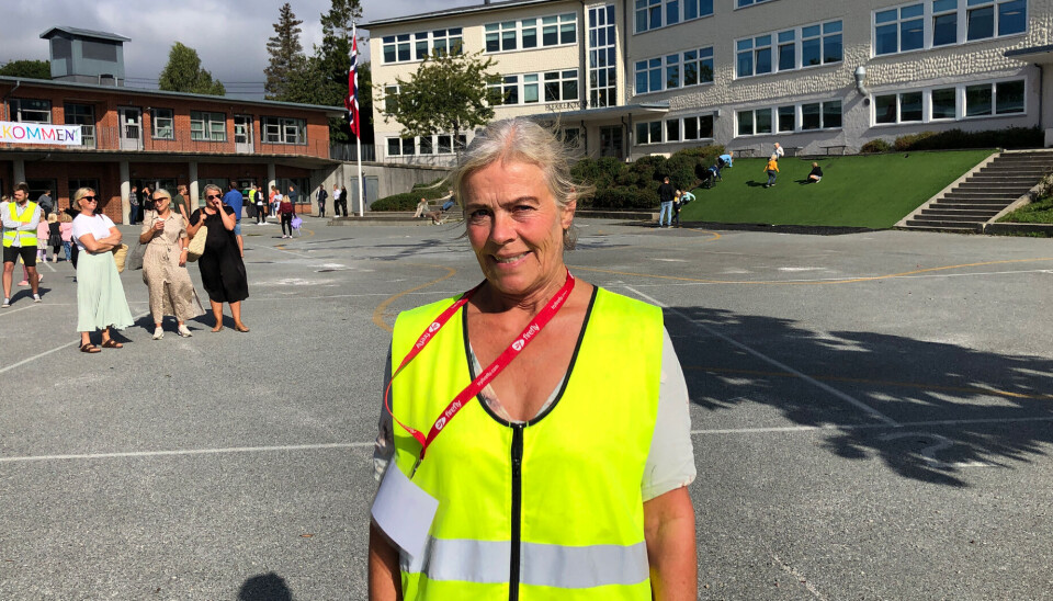 I år der det 16. året at Hege Richardsen tar i mot 1. klassinger ved Flekkerøy skole. I år der det 16. året at Hege Richardsen tar i mot 1. klassinger ved Flekkerøy skole.