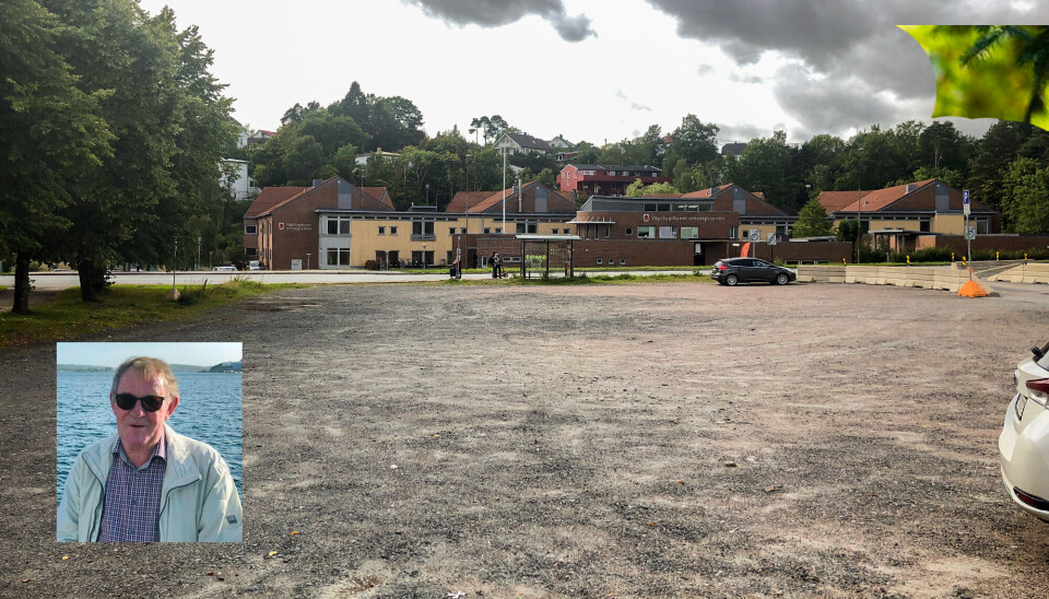 Hans Petter Mjølund (innfelt) er leder i Vågsbygd velforening. Hovedbildet er tatt på parkeringsplassen ved Vågsbygd kirke onsdag formiddag. Vanligvis er plassen full av kjøretøy på dagtid. Hans Petter Mjølund (innfelt) er leder i Vågsbygd velforening. Hovedbildet er tatt på parkeringsplassen ved Vågsbygd kirke onsdag formiddag. Vanligvis er plassen full av kjøretøy på dagtid.