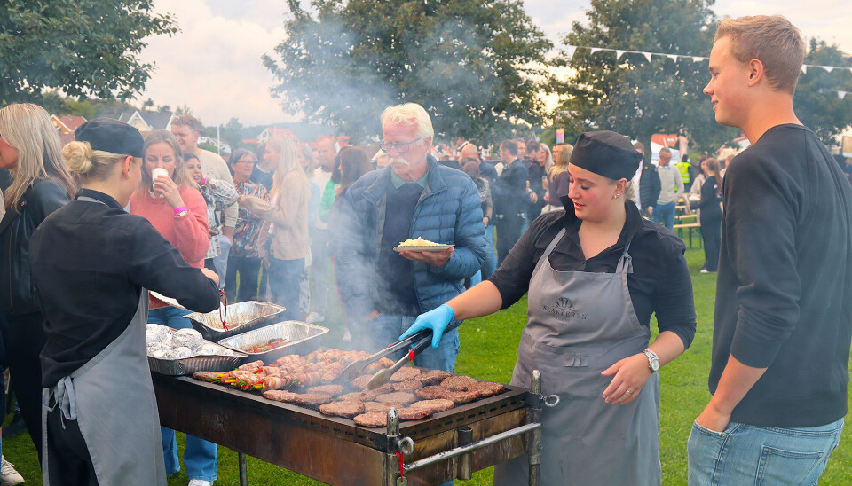 Grillmaten fra Slakteren i Søgne falt i smak hos publikum.