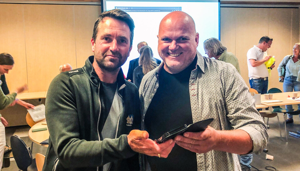 Frode Andersen t.h. er leder av Flekkerøy Vel og var initiativtaker til valgmøtet på Flekkerøy onsdag kveld. Her sammen med Frode Stokkeland fra Flekkerøy Bygg AS. Frode Andersen t.h. er leder av Flekkerøy Vel og var initiativtaker til valgmøtet på Flekkerøy onsdag kveld. Her sammen med Frode Stokkeland fra Flekkerøy Bygg AS.