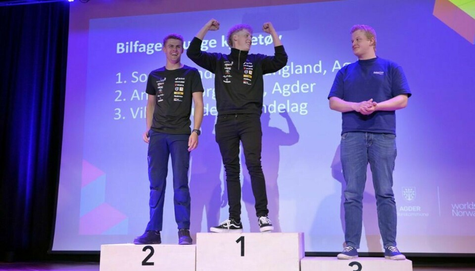 Sondre avsluttet konkurransen i Yrkes-EM med «medallion of exellence»