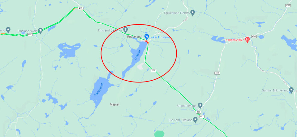 Fraråder bading i Livatnet i Finsland
