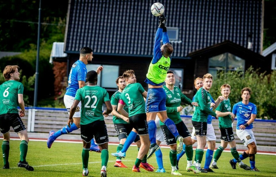Bildet er fra høstkampen mot Hisøy hjemme 13. desember i fjor. Hjemmelaget vant 3-0 den gangen.