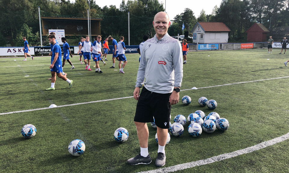 Assistenttrener Lars Kristian Pedersen hadde i forrige uke ansvaret for treningene mens Marius Kjørvik Johansen var på UEFA A-lisens-kurs.