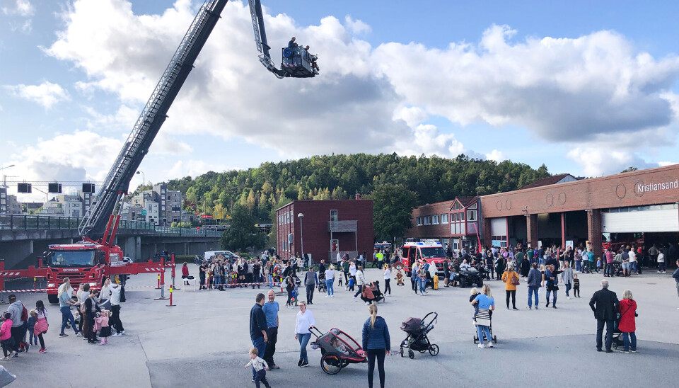 Åpen dag også på stasjonen i Kristiansand. Åpen dag også på stasjonen i Kristiansand.
