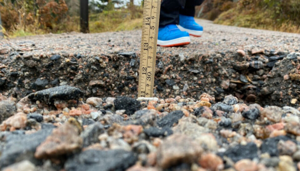 Her går bekken i veien