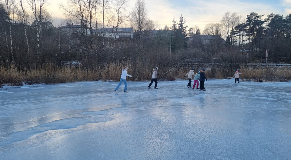 «Endelig er skøyteisen trygg på Nodelandsheia»