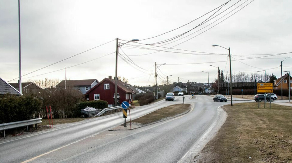Her etableres Søgnes første permanente lyskryss sommeren 2024.