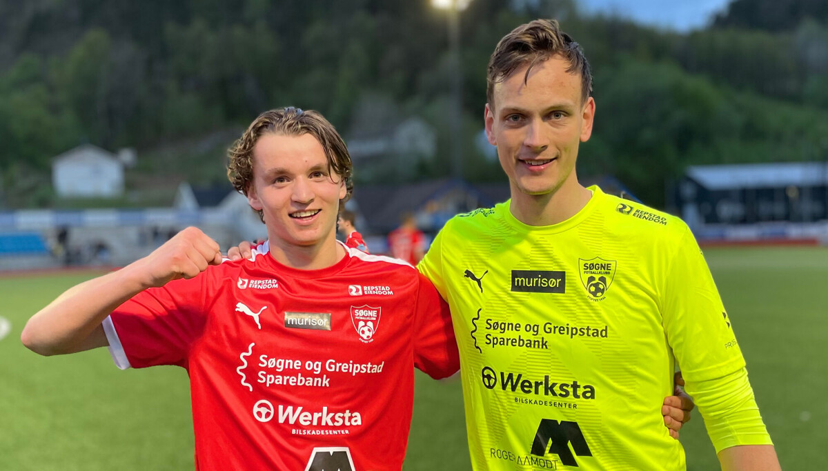 Sindre reddet seieren for et hardkjempende Søgne FK