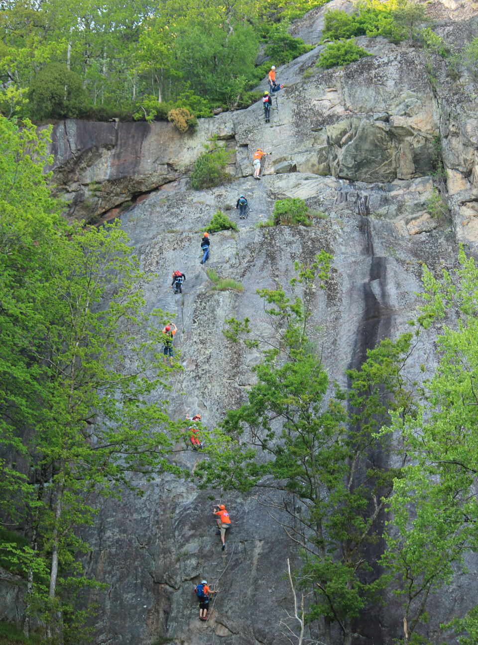 17.mai-tog i Via Ferrata-løypa