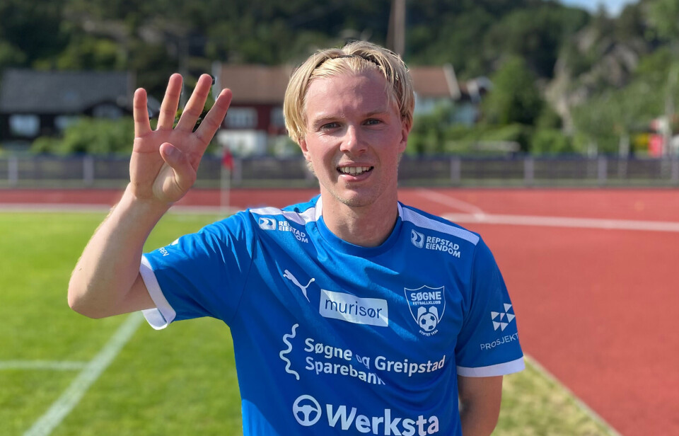 Firemåls Johansen var banens beste.