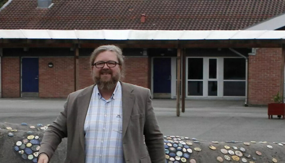 Rektor Jarle Langeland ved Tinntjønn skole.
