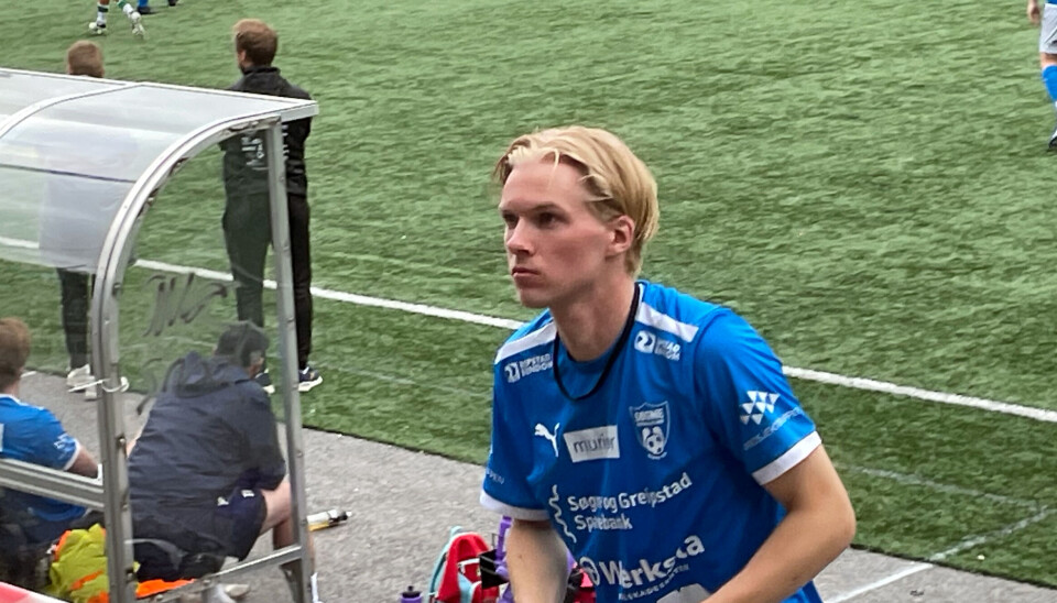 En tydelig misfornøyd Kevin Johansen gikk rett i garderoben etter å ha blitt byttet ut.