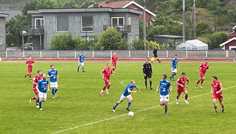 Innsats og kontringsvilje fra Søgne-spillerne.