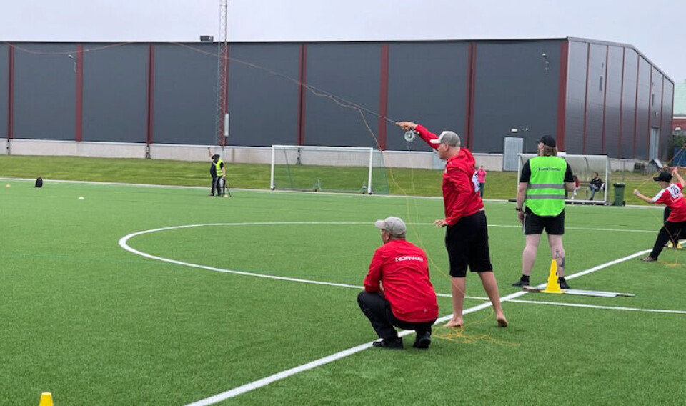 Andreas under VM i Sverige nylig.