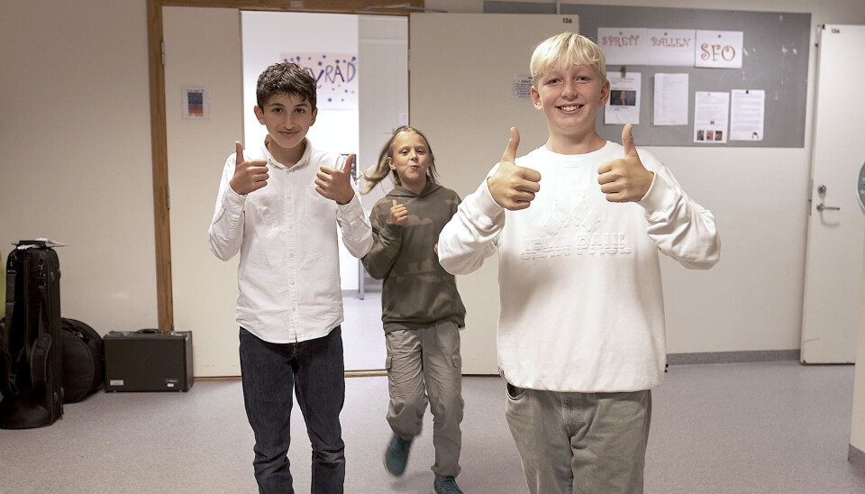 God stemning blant barna i elevrådet på Rosseland Skole.