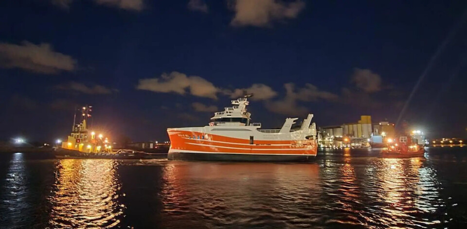 Tråleren 'Havfjord er 36 meter lang