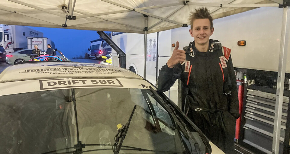 Markus Skomedal er et rallycross talent fra Songdalen.