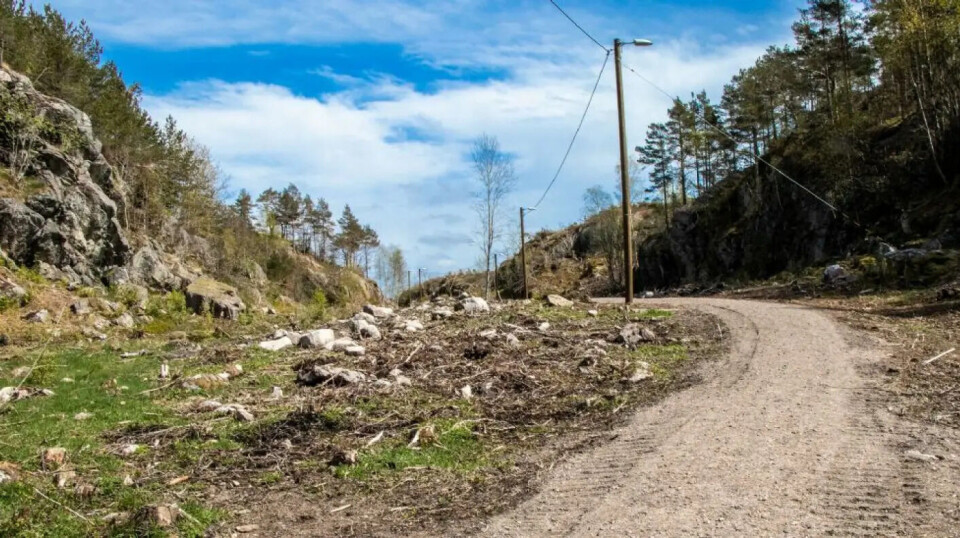 Ved boligområdet i Oftenesviga har utbygger Repstad Eiendom anlagt egen lysløype.