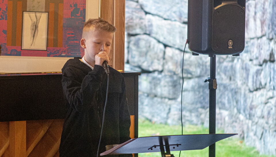 Herman Severinsen Høyem med behagelig vakker stemme.